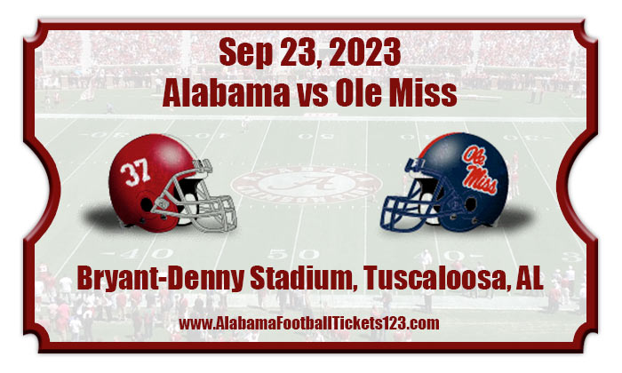 2023 Alabama Vs Ole Miss