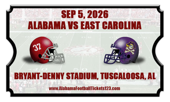 2026 Alabama Vs East Carolina